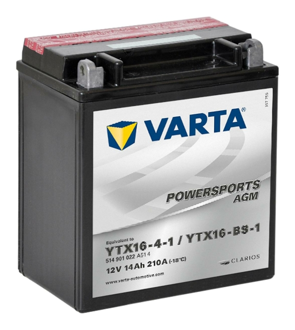 Varta Powersports AGM YTX16-BS-1