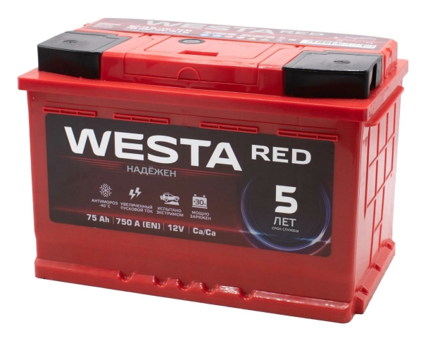 Westa Red 6СТ-75VLR
